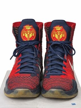 Nike Kobe 10 X Elite High Top Red Black Flyknit Men’s Size 11 Basketball Shoes